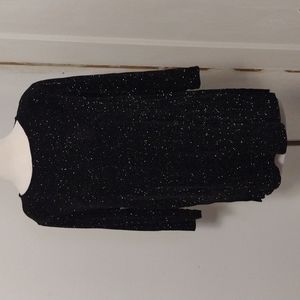 VINTAGE Jessica Holbrook Sparkle and Shine 3/4 Sleeve Top